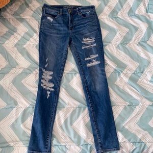 American Eagle High Rise Skinny Jeans